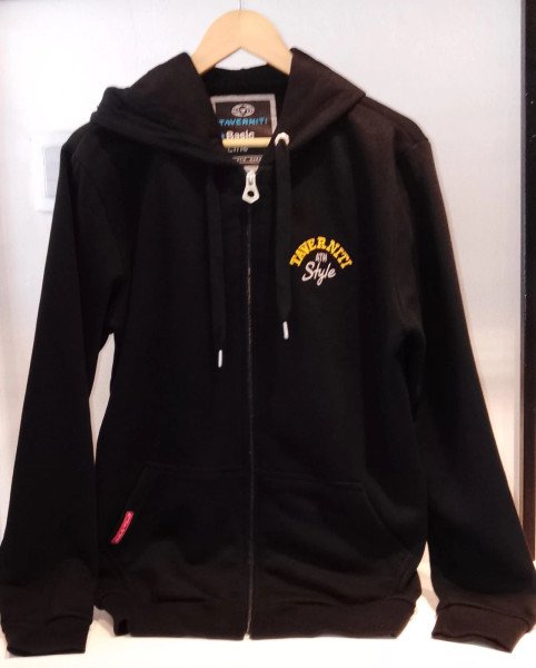 CAMPERA - ALGODON CON CAPUCHA FRISADA